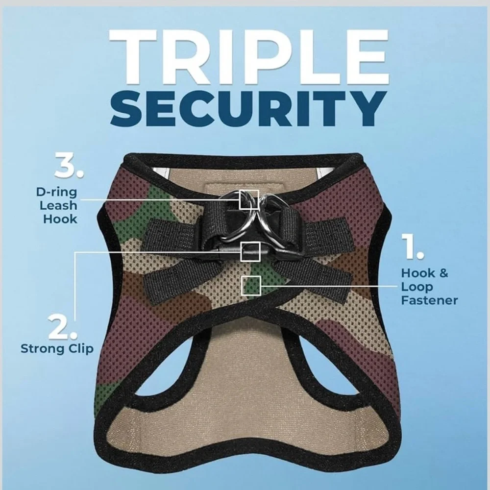 Voyager Step-In Air Harness All Weather Mesh With Reflective Size S